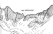 Перевал Черен-Кол с севера