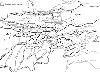 Схема Матчинского горного узла