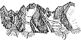 Массив Нахашбита и перевалы Доппах и Нахашбита - вид с юга