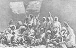 Участники советско-китайской экспедиции на вершине Музтаг-Ата. 1956 г